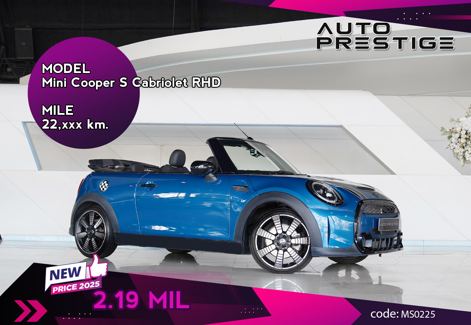 Mini Cooper S Cabriolet RHD